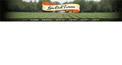 Desktop Screenshot of liveoakfarms.com